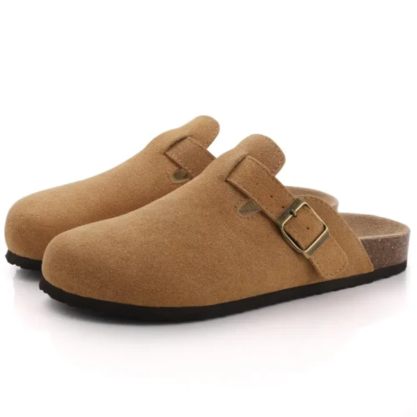 Men's & Women's Cork Clogs Comfort Slippers & Sandals Walkino - Brown
